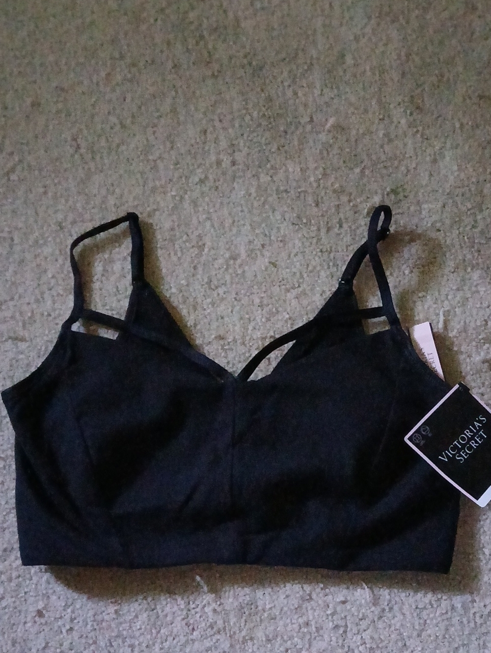 Victoria's Secret Black Strappy Bralette